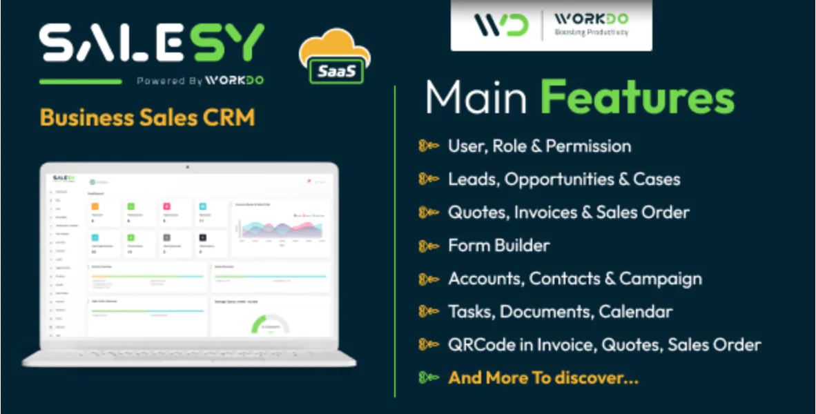 💲 Salesy SaaS - Business Sales CRM Free Download