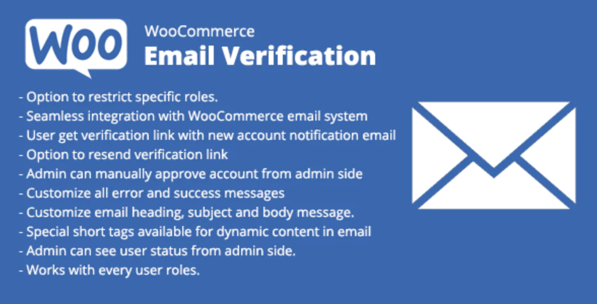 💲 WooCommerce Email Verification Plugin Free Download