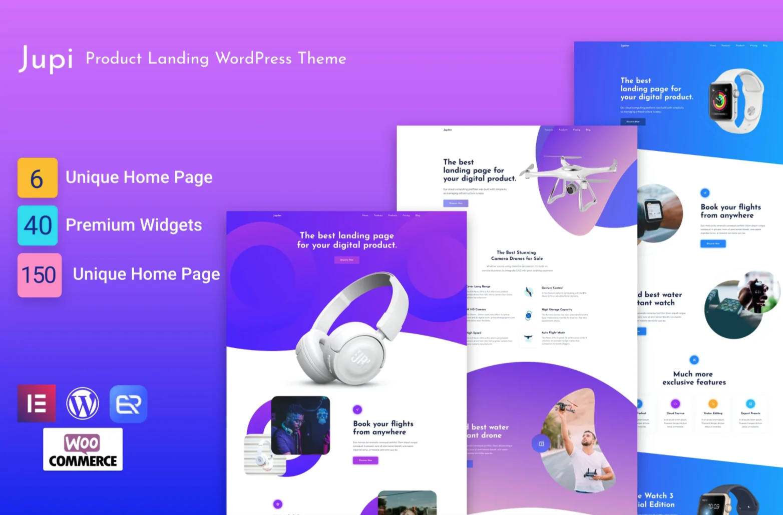 Jupi - Product Landing Wordpress Theme