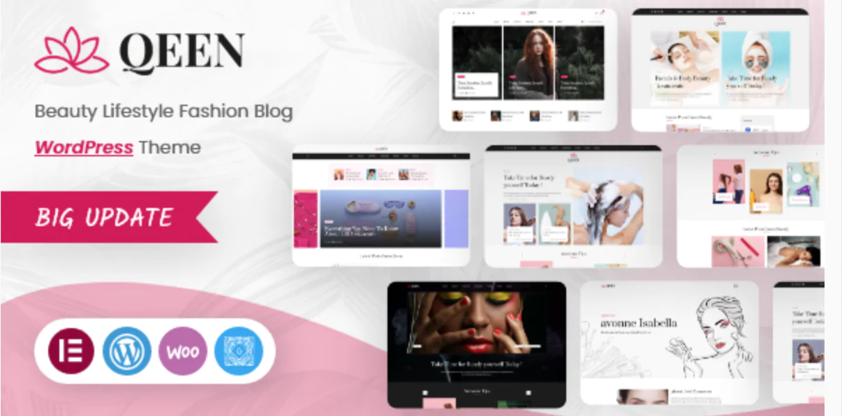 Qeen - Fashion Lifestyle Blog WordPress Theme Free Download