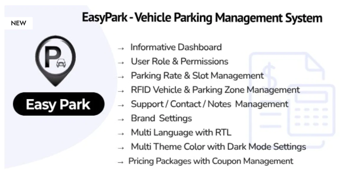 EasyPark SaaS - Vehicle Parking Management System