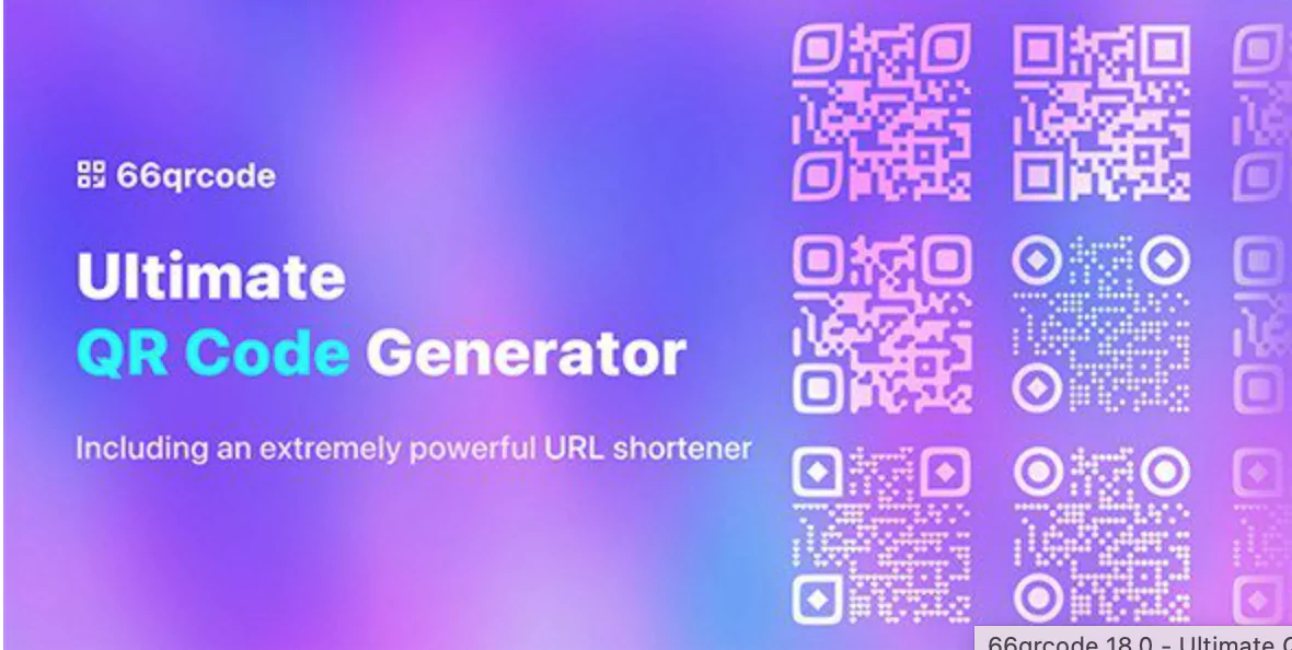 66qrcode - QR Codes & Barcodes Generator & URL Shortener (SAAS)