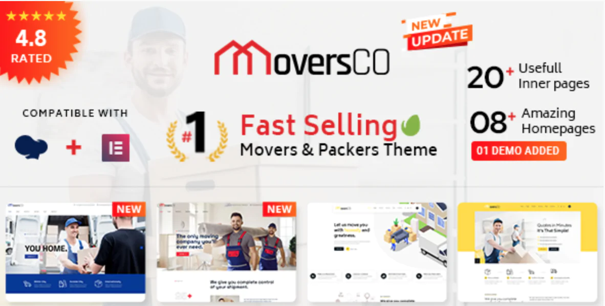 MoversCO: Movers & Packers WordPress Theme - Free GPL Download