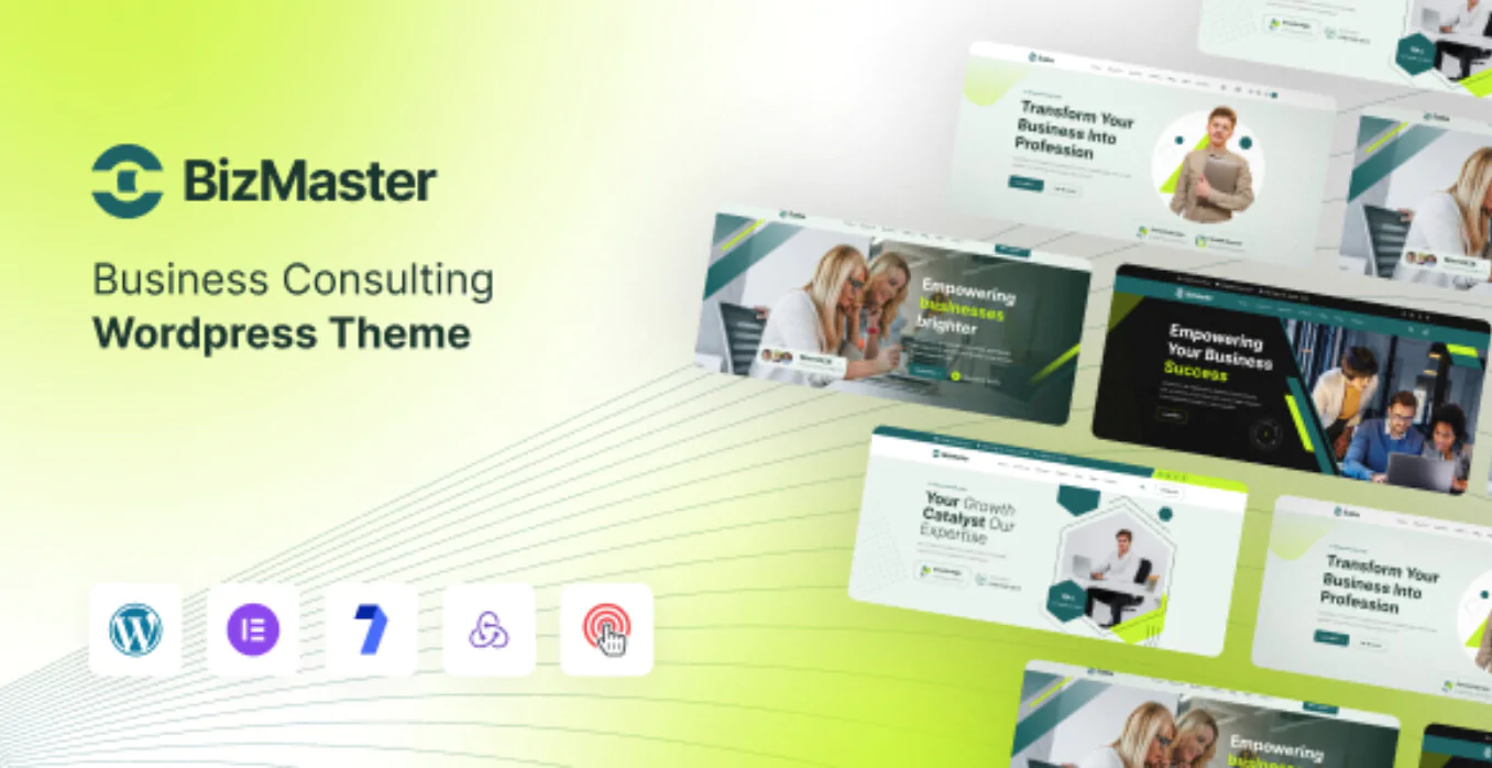 💻 BizMaster - Business Consulting WordPress Theme Free Download