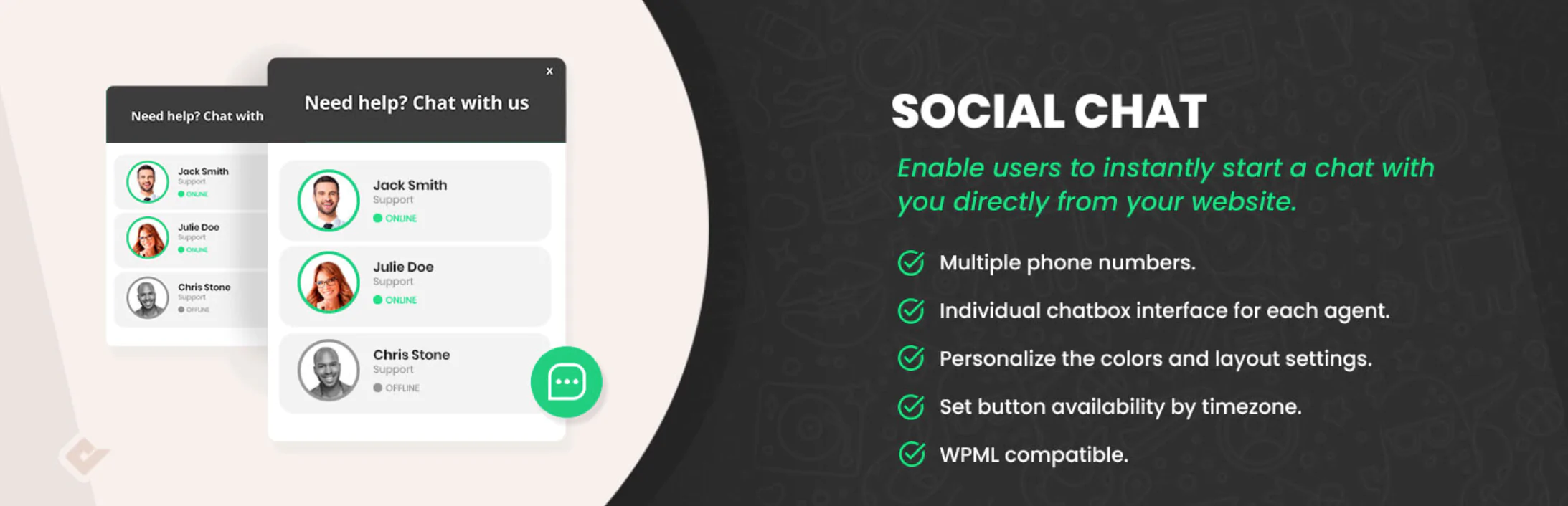 WP Social Chat PRO: Enhance Your Customer Service