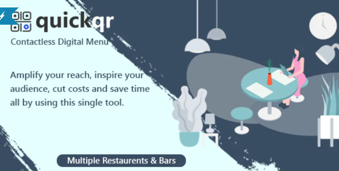 📸 QuickQR Pro - Saas - QR Code Restaurant Menu Maker - Laravel CMS Free Download