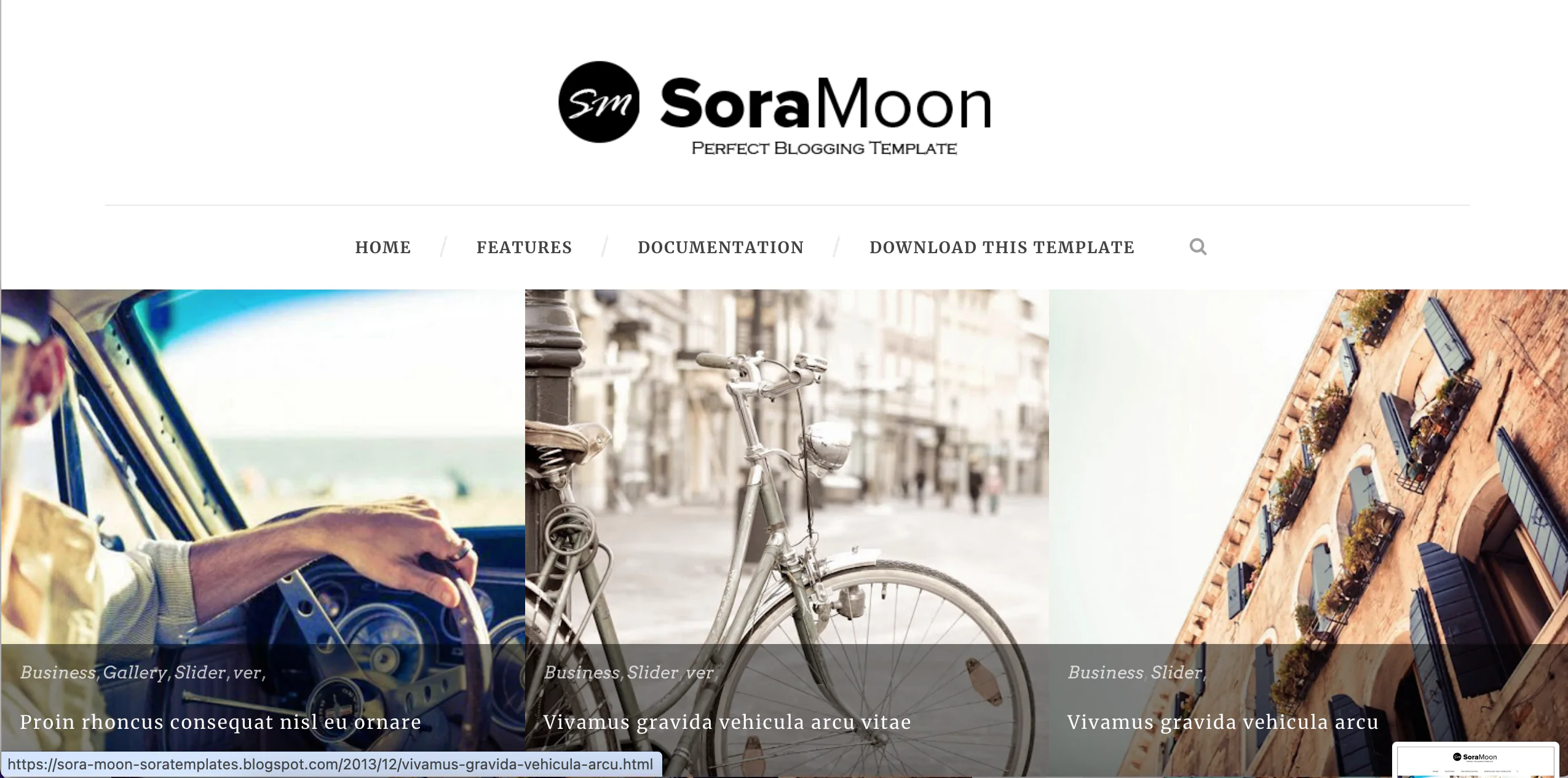 💻 Sora Moon Responsive Blogger Template Premium Free Download