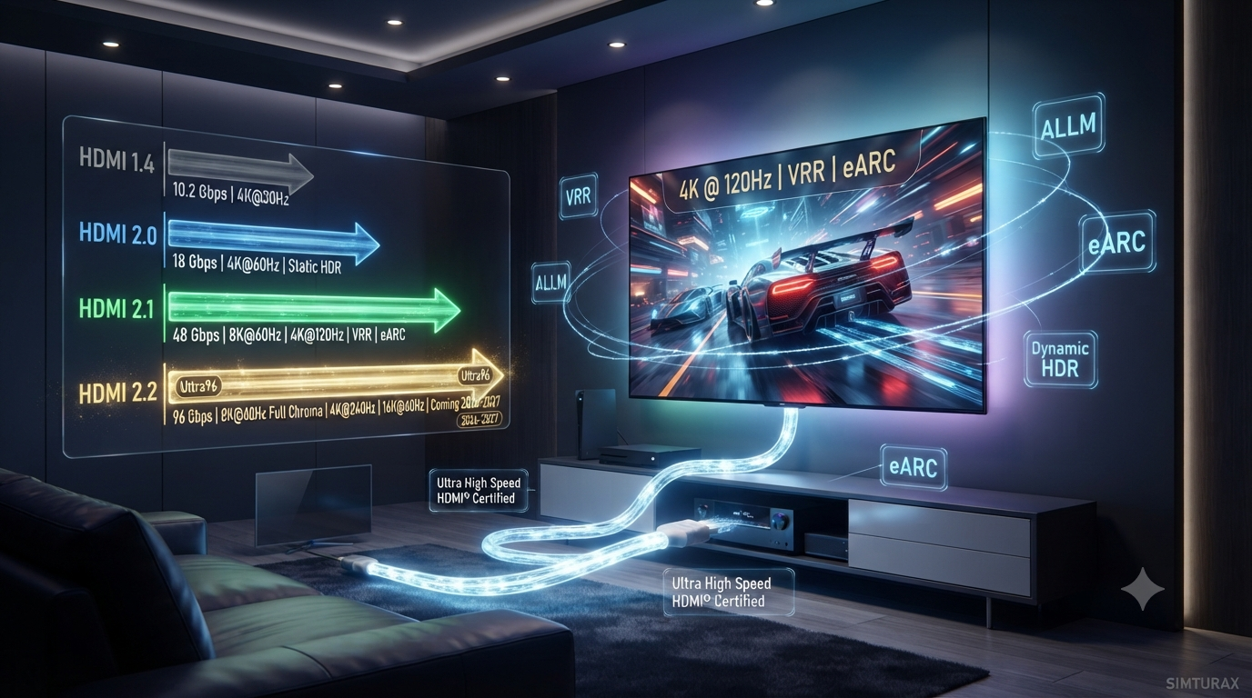HDMI 2.1 vs 2.0 vs 1.4: Complete Guide to Cables & Standards (2026)