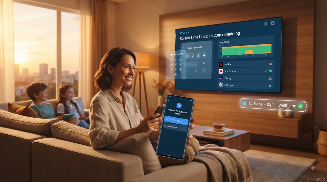TVUsage Monitors And Controls Your Habits On Google TV/Android TV