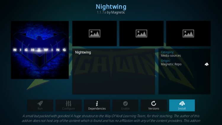 nightwing-kodi-addon