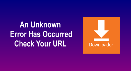 An Unknown Error Has Occurred. Check Your URL