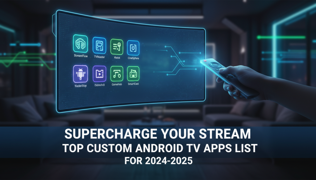 Custom Android TV Apps List