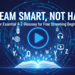 Stream Smart, Not Hard: Your Essential A-Z Glossary for Free Streaming Beginners