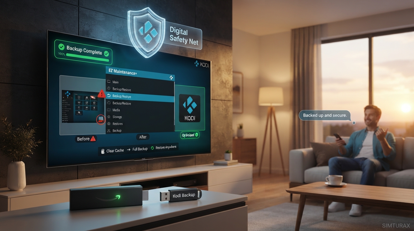 Back Up Kodi With EZ Maintenance Addon