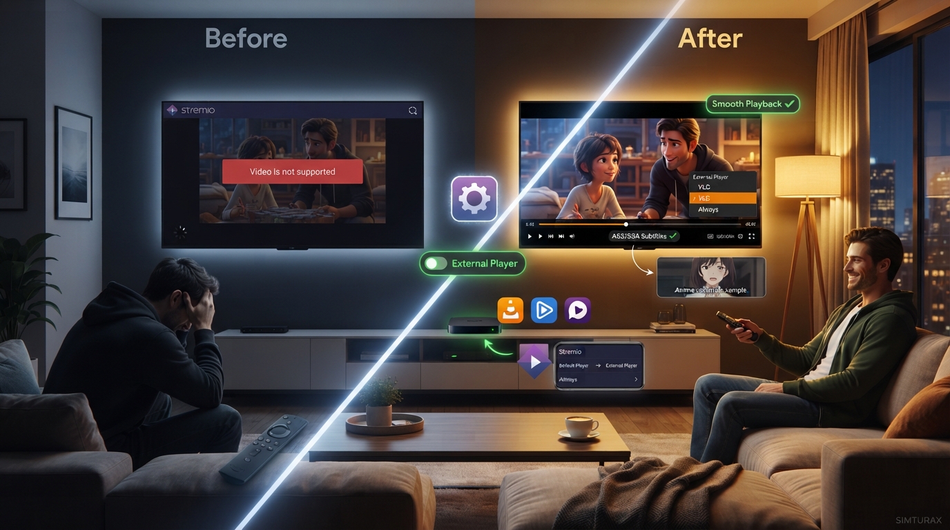 How to Force External Player on Stremio Android TV (2026 Updated Guide)