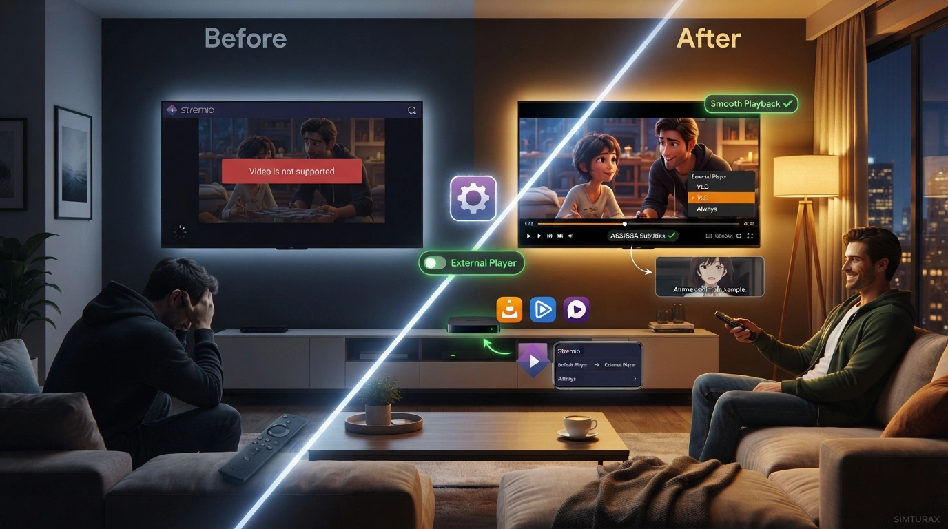 How to Force External Player on Stremio Android TV (2026 Updated Guide)