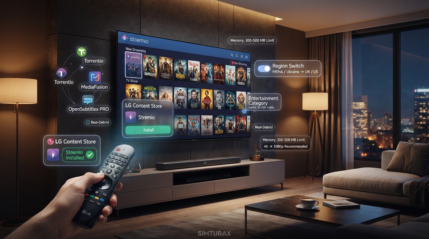 How to Install Stremio on LG Smart TV: webOS Native & Bypass Guide (2026)