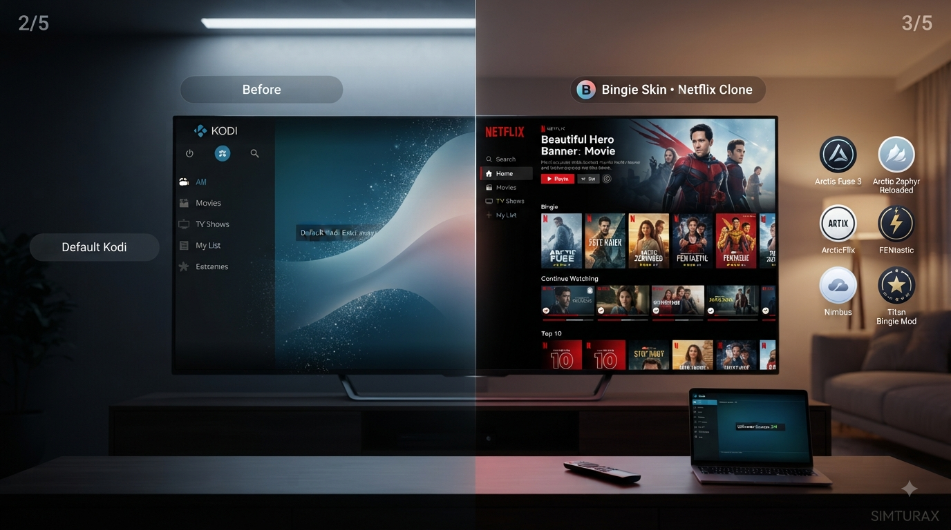 Best Kodi Skins with Netflix Interface Layout in 2026 (Still Working)