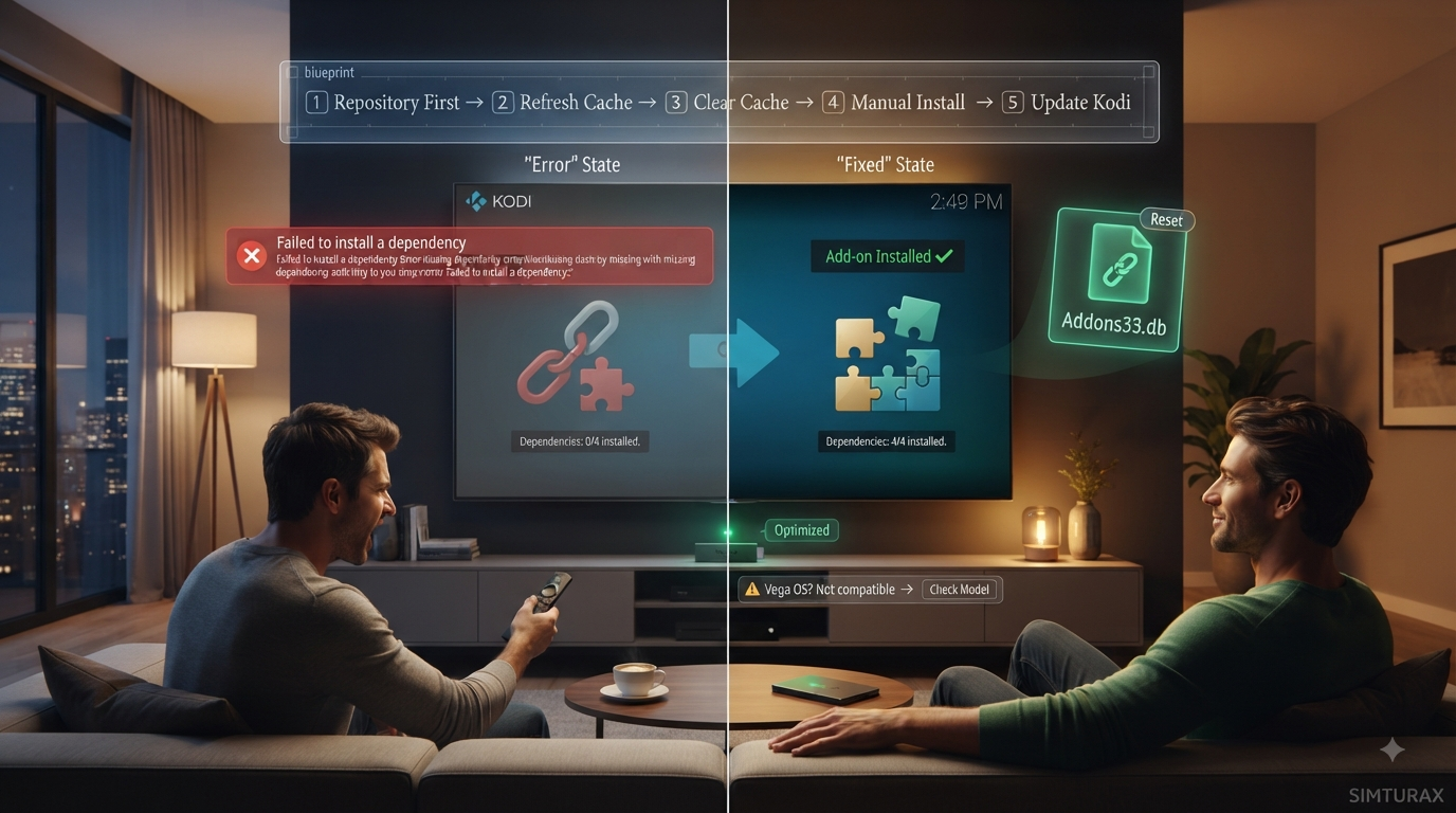 How to Fix Kodi Dependency Failed to Install Error (2026 Blueprint)